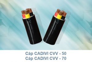Cáp CADIVI CVV 50mm2, CVV 70mm2 0.6/1kV - Cáp Ngầm Hạ Thế