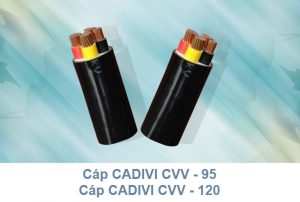 Cáp CADIVI CVV 95mm2, CVV 120mm2 0.6/1kV - Cáp Ngầm Hạ Thế