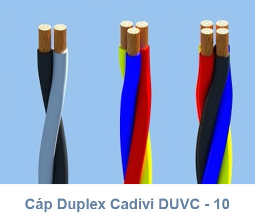 Cáp Duplex CADIVI DuCV - 10mm2 0.6/1kV