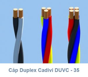Cáp Duplex CADIVI DuCV - 35mm2 0.6/1kV