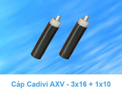 Cáp Nhôm CADIVI AXV 3x16 + 1x10mm2, AXV 3x25 + 1x16mm2 0.6/1kV