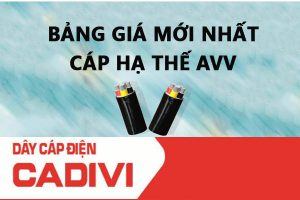 Bảng Giá Cáp Nhôm Hạ Thế - AVV CADIVI 0,6/1 kV Mới Nhất