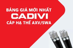 Bảng Giá Cáp Nhôm Hạ Thế - AXV/SWA CADIVI 0,6/1 kV Mới Nhất