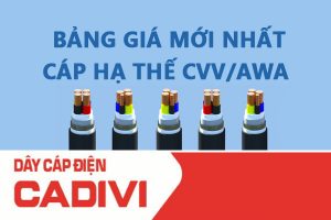 Bảng Giá Cáp Đồng Hạ Thế Cadivi CVV/AWA