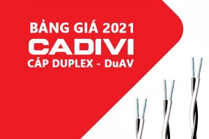 Bảng Giá Cáp Duplex DuAV - CADIVI 2021 - Cáp Multiplex