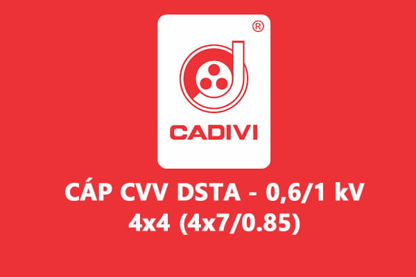 Cáp Ngầm Hạ Thế CVV/DSTA 4x4 (4x7/0.85) - Giáp Băng Thép