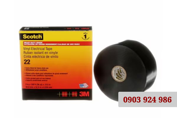 Băng Keo Cách Điện Độ Bền Cao Scotch 22 - 3M [Chiết Khấu Cao]