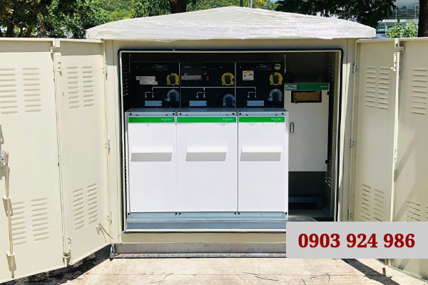 Tủ RMU 3 Ngăn Schneider: RM6-LE-IQQ 24kV - 20kA/s