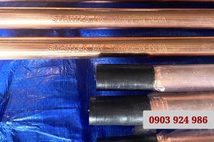 [Cập Nhật Giá] Cọc Tiếp Địa D20 Dài 2.4m - Đồng Nguyên Chất, Mạ Đồng