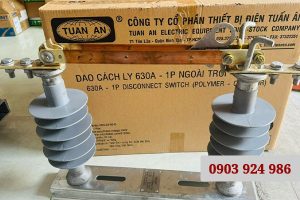 Bảng Giá: Dao Cách Ly DS - 1 Pha 24kV 630A (Polymer) - Tuấn Ân 