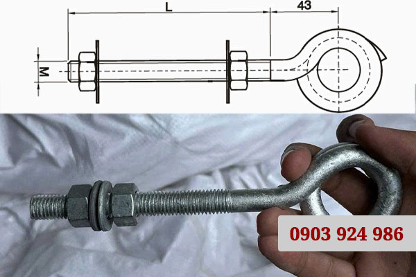 [Báo Giá] Bulong Xoắn Bằng Thép Mạ Kẽm Nhúng Nóng