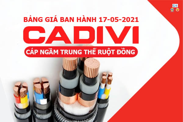 Cáp Đồng Ngầm 24kV CADIVI [Báo Giá Tốt Nhất Tháng 5-2021]