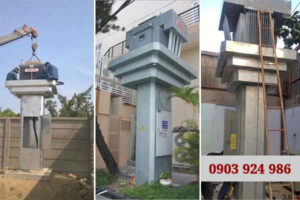 [Cập Nhật Giá] Trụ Thép Đỡ Máy Biến Áp 160kVA - 630kVA