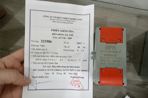 Biến dòng hạ thế APM ACT-06-5RP 100/5A
