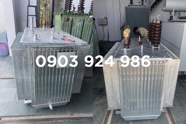 Gia công vỏ mạ kẽm máy biến áp 3 pha
