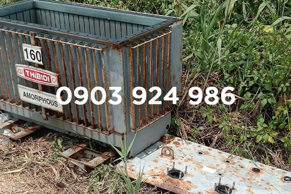 Thay vỏ máy biến áp 3 pha bị rỉ sét