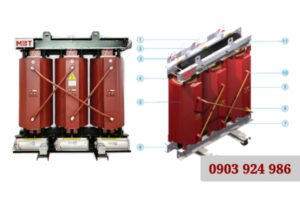 Cấu tạo máy biến áp khô MBT