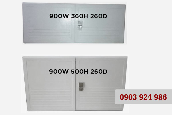 Tủ điện Module MCCB 2 ngăn nhựa Composite