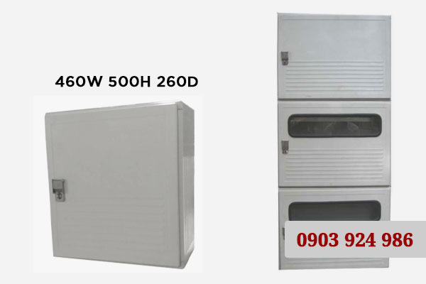 Vỏ tủ composite trong nhà lắp MCCB 460W 500H 260D