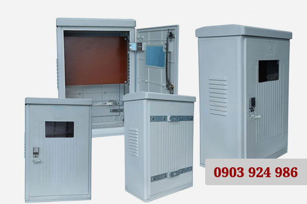 Tủ công tơ treo trụ 500x760x340 ép nóng SMC