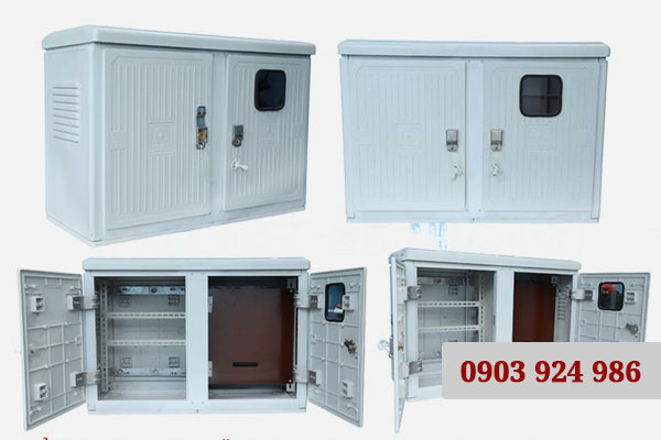 Vỏ tủ điện kế ngoài trời 900W 630H 420D ép nóng SMC
