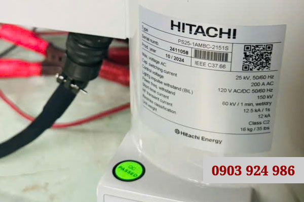 Thông số máy cắt tụ bù ABB Hitachi Energy PS25