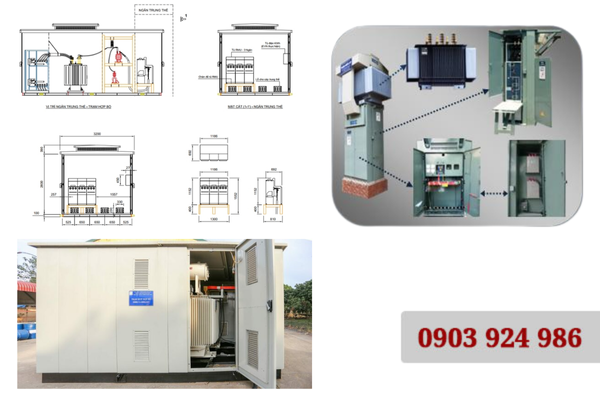 Cấu tạo trạm biến áp hợp bộ