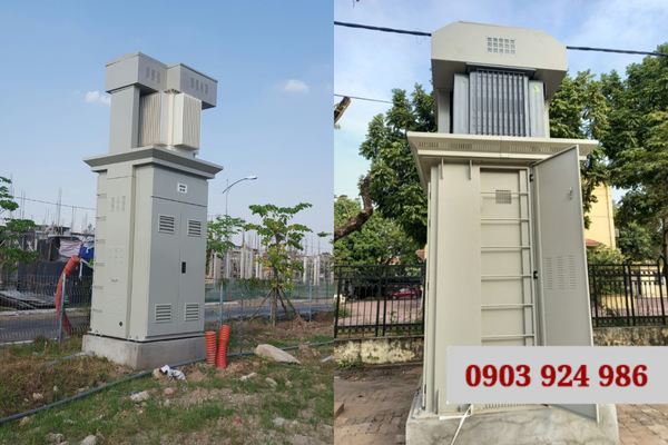 Trạm trụ thép - Thi công thực tế